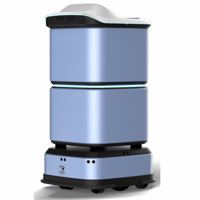 智能客房送物機器人  酒店配送 四格大容量 自主避障 運行穩定